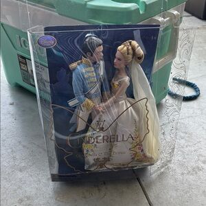 Disney Cinderella & Prince Doll Set - Blue, White, Gold